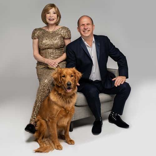 Brenda Marks and David Meyers with Reggie